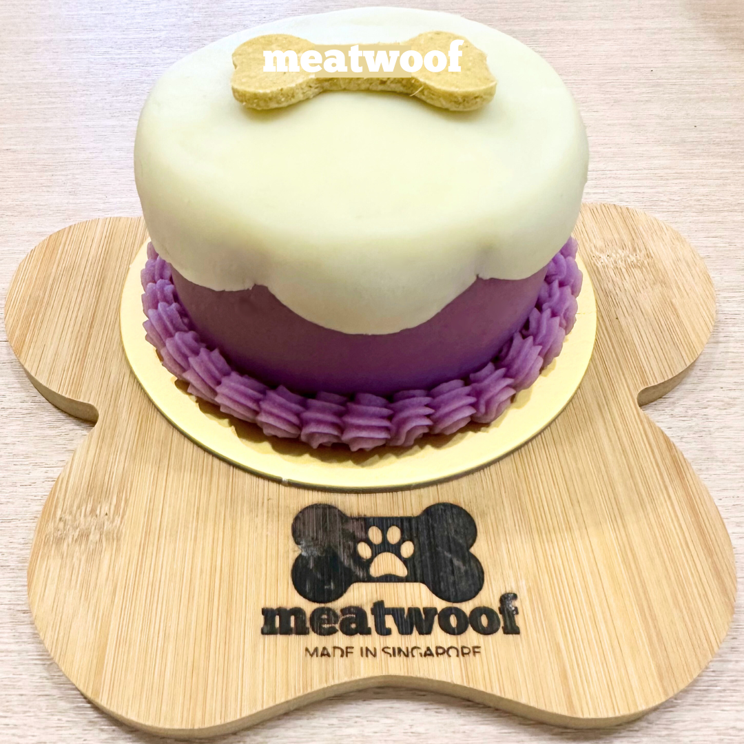 Cakes For Dogs | Dog Cakes | Dog Birthday Cake | Cute Cake | Purple Cake - Meatwoof Singapore