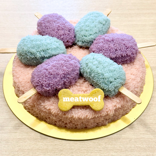 Cakes For Dogs | Dog Cakes | Dog Birthday Cake | Party Cake | Lollipop Cake - Meatwoof Singapore