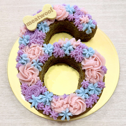 Cakes For Dogs | Dog Cakes | Dog Birthday Cakes | Brownie Cakes | Number Cakes - Meatwoof Singapore