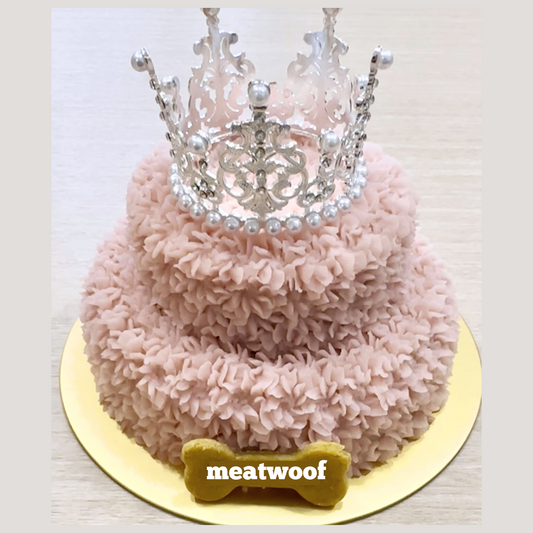 Cakes For Dogs | Dog Cakes | Dog Birthday Cakes | Crown Cakes | Round Cakes - Meatwoof Singapore