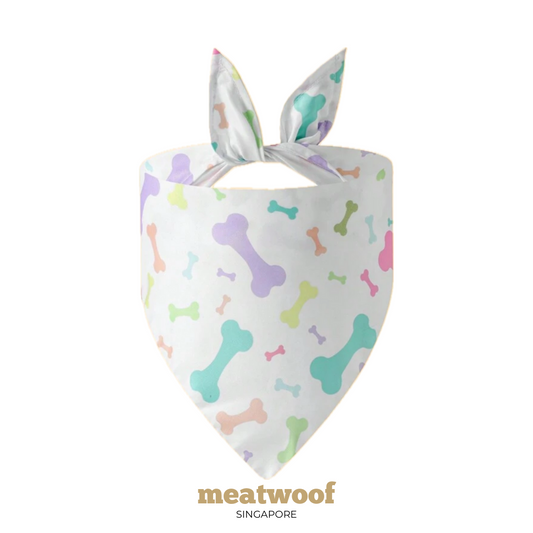 Meatwoof Gift | Dog Birthday Gift | Gotcha Day Gift | Bone Bandana