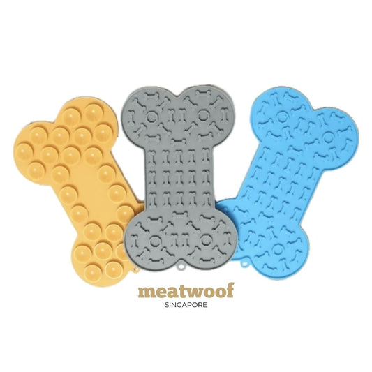 Meatwoof Gifts | Barkday Gift | Dog Birthday | Gotcha Day | Bone Lick Mat