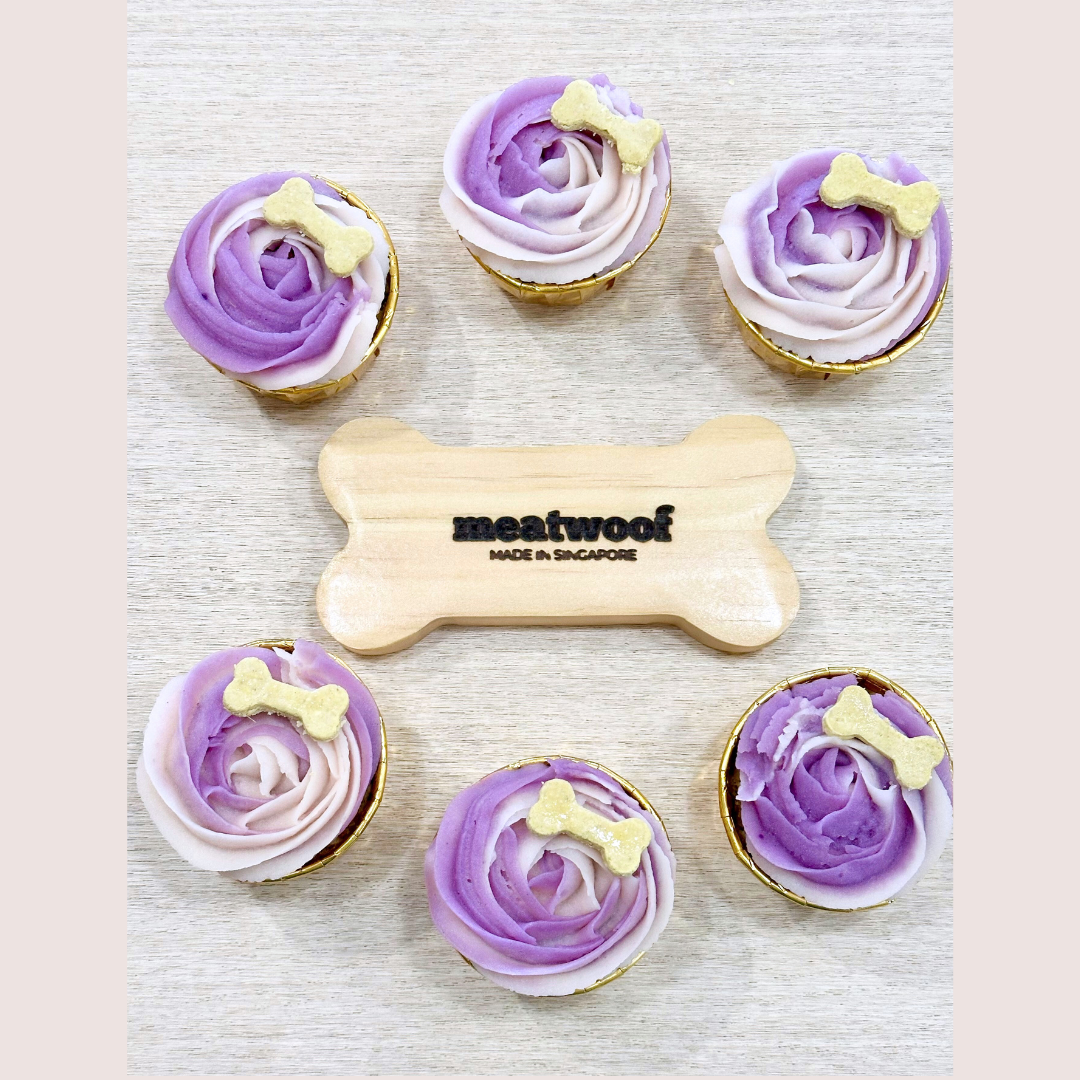 Pupcakes | Dog Cupcakes | Cupcakes For Dogs | Floral Cupcakes - Meatwoof Singapore
