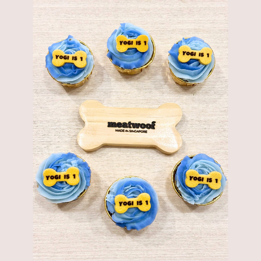 Pupcakes | Dog Cupcakes | Cupcakes For Dogs | Personalised Cupcakes | Name Cupcakes | Photo Cupcakes - Meatwoof Singapore