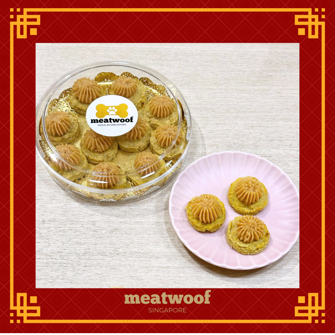 CNY Treats For Dogs | CNY Dog Treats | CNY Dog Treats Singapore | Chinese New Year Dog Treats | Pineapple Tarts For Dogs | Dog Pineapple Tarts | Meatwoof Singapore