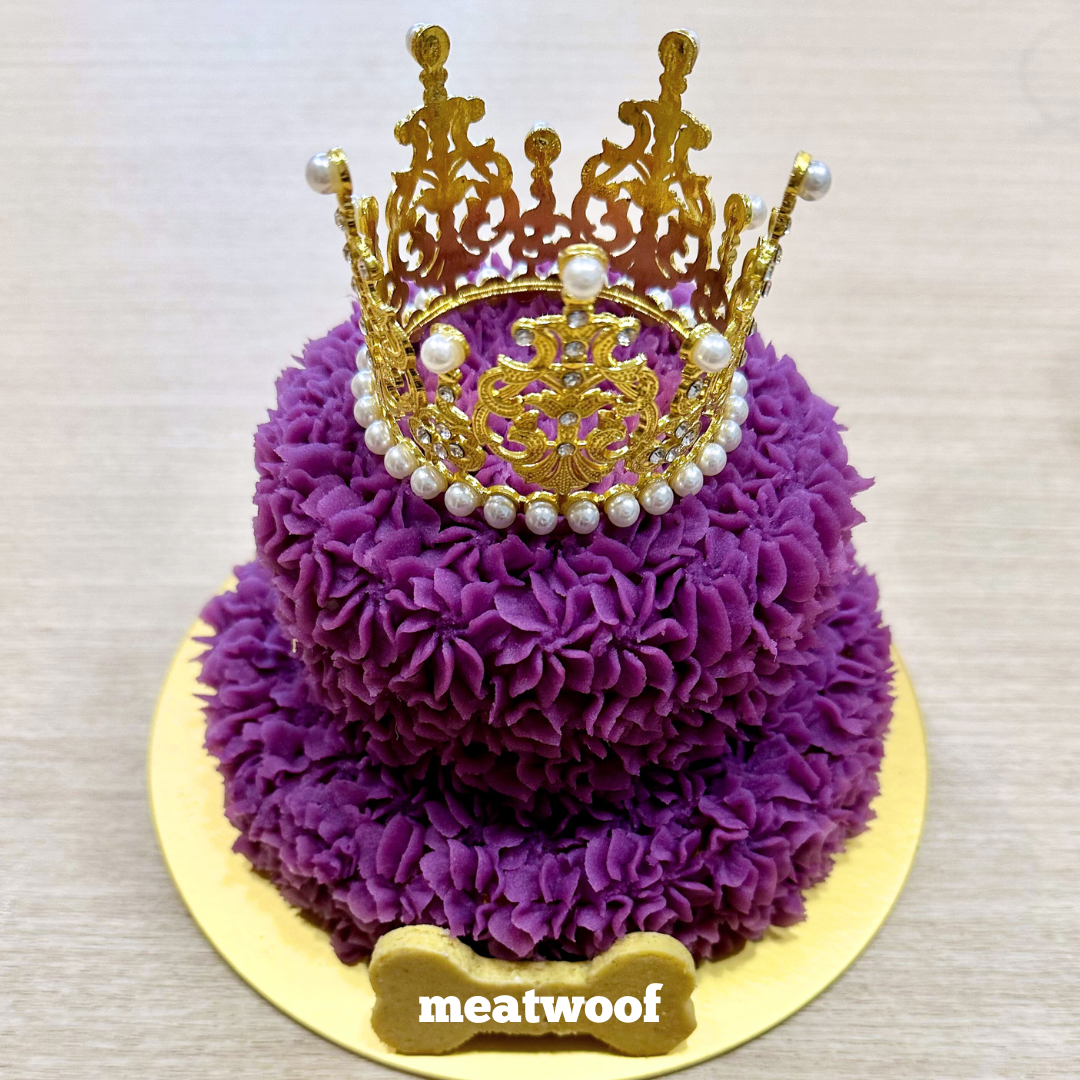 Cakes For Dogs | Dog Cakes | Dog Birthday Cake | Crown Cake - Meatwoof Singapore