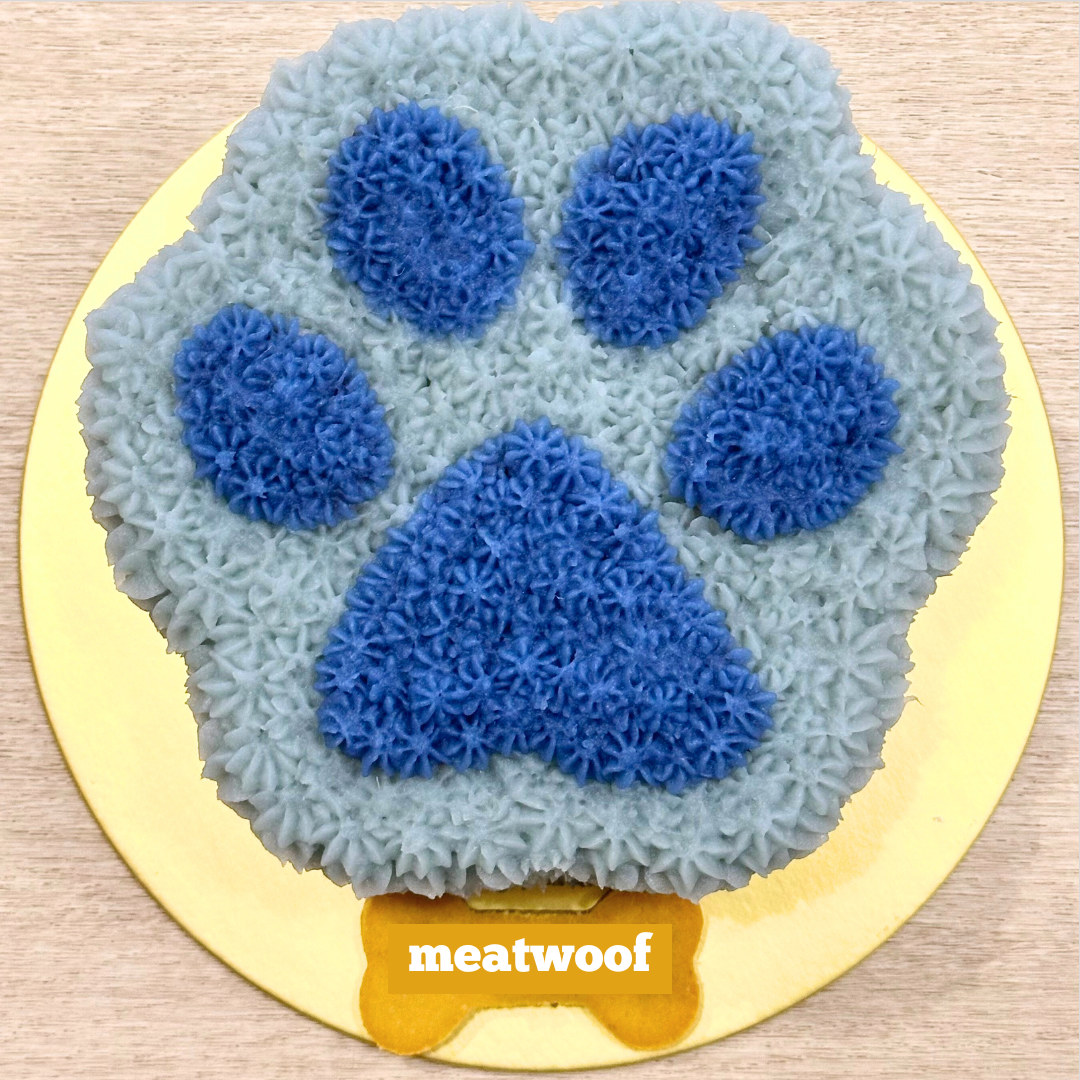 Cakes For Dogs | Dog Cakes | Dog Birthday Cake | Big Paw Cake | Bluey Inspired Cake | Blue Cake - Meatwoof Singapore