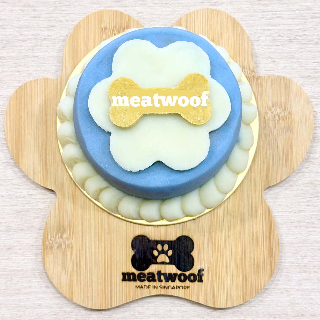 Cake For Dogs | Dog Cakes | Dog Birthday Cake | Pretty Cake | Blue Cake - Meatwoof Singapore