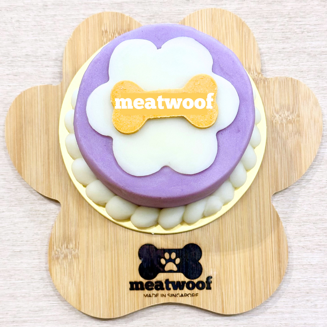 Cake For Dogs | Dog Cakes | Dog Birthday Cake | Pretty Cake | Purple Cake - Meatwoof Singapore
