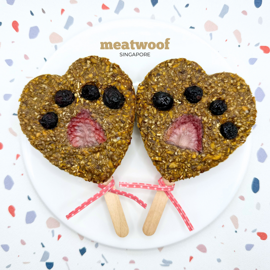 Meatwoof Berry Beef Liver Lollies ❤️
