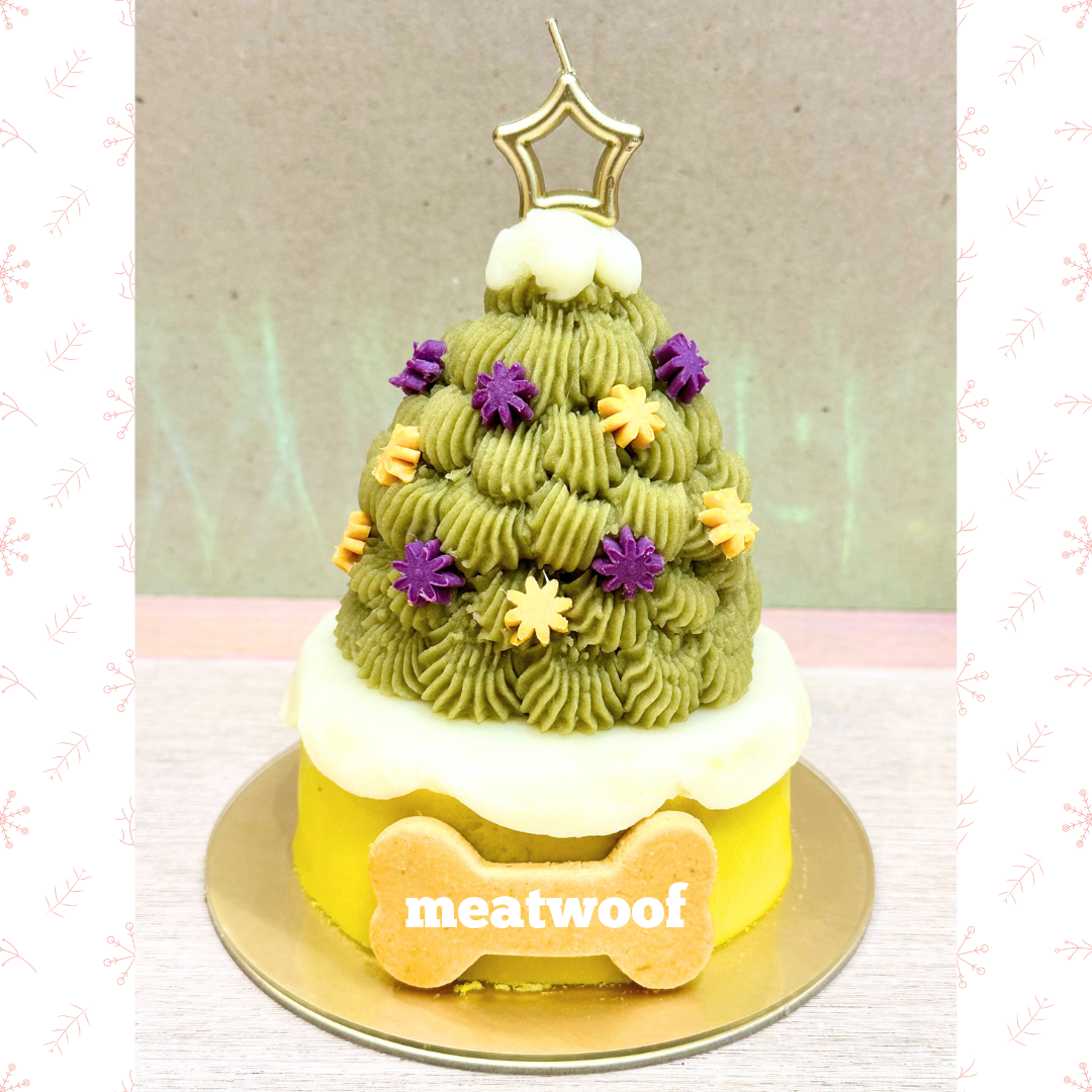 Christmas Cake For Dogs | Christmas Dog Cake | Christmas Tree Cake | 3D Cake