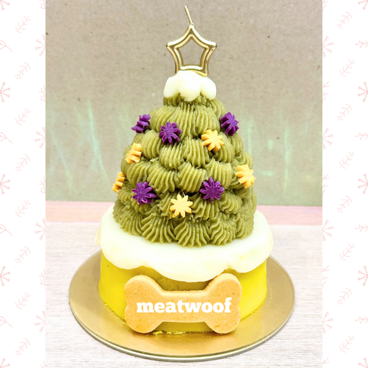 Christmas Cake For Dogs | Christmas Dog Cake | Christmas Tree Cake | 3D Cake