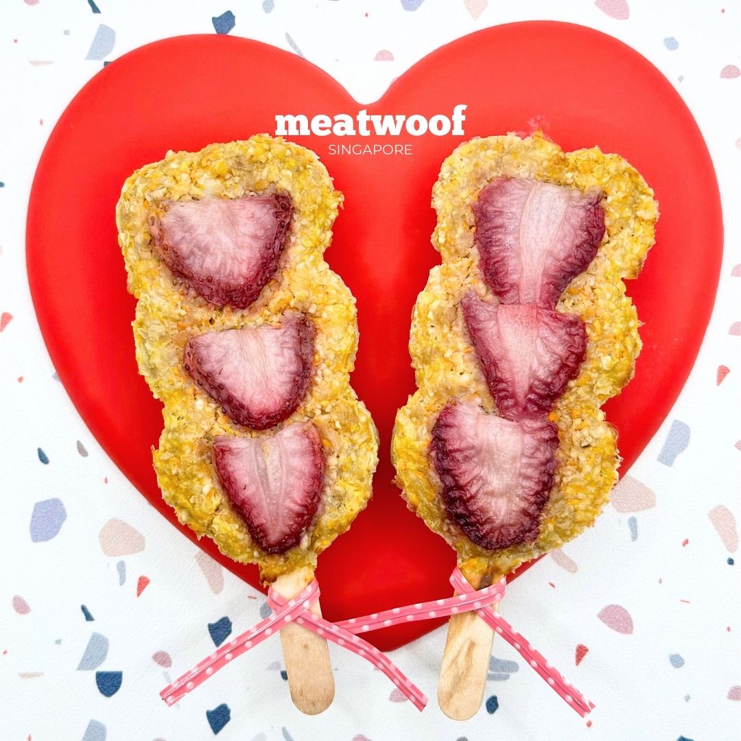 Meaty Lolly For Dogs | Valentines Dog Treats | Meatwoof Singapore