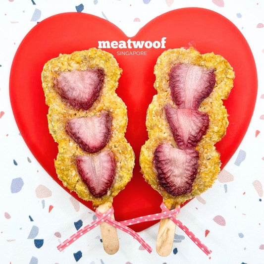 Meaty Lolly For Dogs | Valentines Dog Treats | Meatwoof Singapore