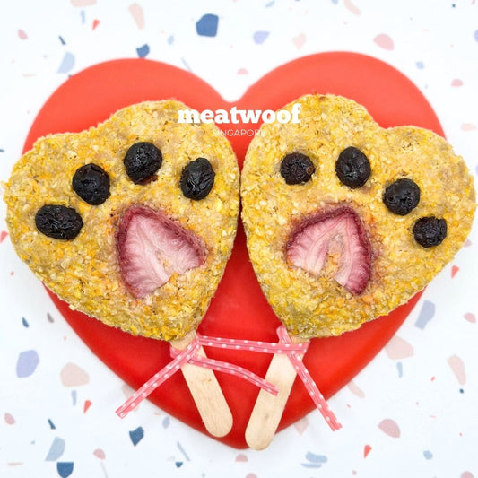 Meaty Lolly For Dogs | Valentines Dog Treats | Meatwoof Singapore