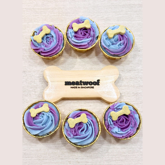 Pupcakes | Dog Cupcakes | Cupcakes For Dogs | Floral Cupcakes - Meatwoof Singapore